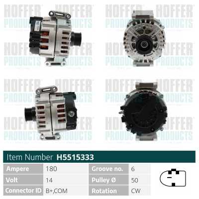 HOFFER Generátor H5515333_HOF