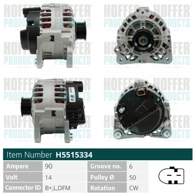 HOFFER Generátor H5515334_HOF