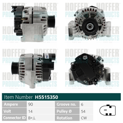 HOFFER Generátor H5515350_HOF