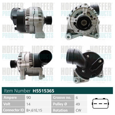 HOFFER Generátor H5515365_HOF