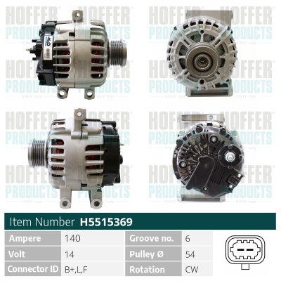 HOFFER Generátor H5515369_HOF