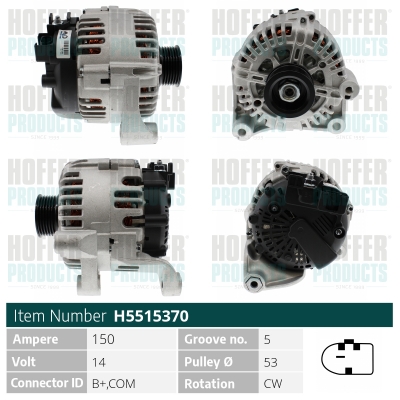 HOFFER Generátor H5515370_HOF