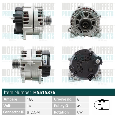 HOFFER Generátor H5515376_HOF