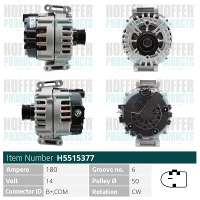 HOFFER Generátor H5515377_HOF