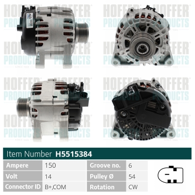 HOFFER Generátor H5515384_HOF