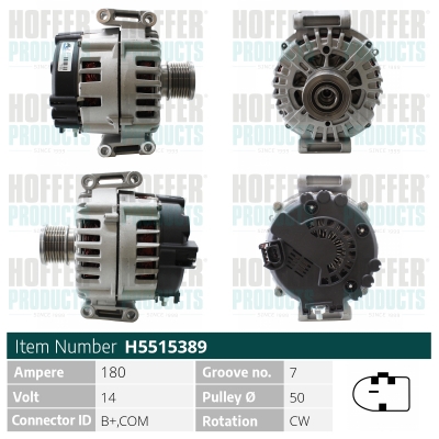 HOFFER Generátor H5515389_HOF