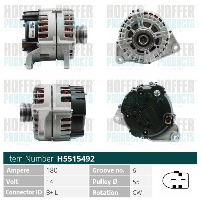 HOFFER Generátor H5515492_HOF