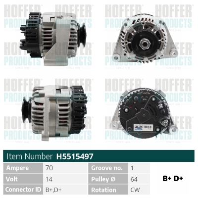 HOFFER Generátor H5515497_HOF