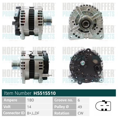 HOFFER Generátor H5515510_HOF