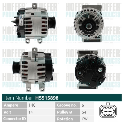 HOFFER Generátor H5515898_HOF