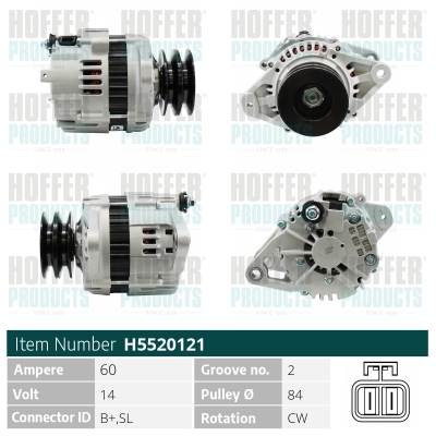 HOFFER Generátor H5520121_HOF