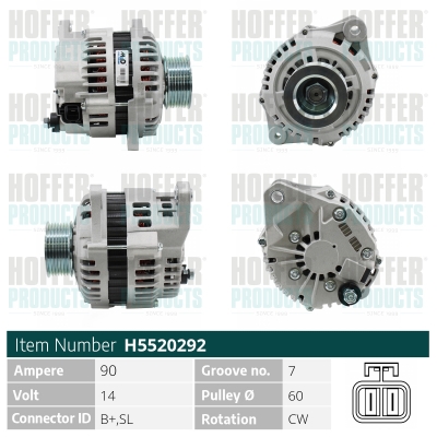 HOFFER Generátor H5520292_HOF