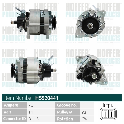 HOFFER Generátor H5520441_HOF