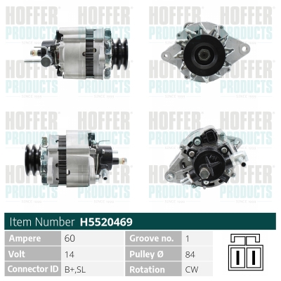 HOFFER Generátor H5520469_HOF