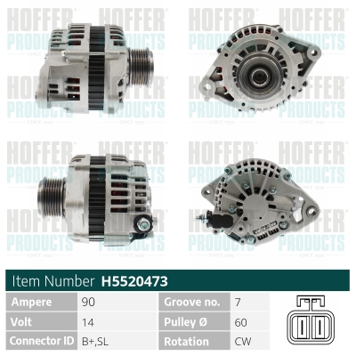 HOFFER Generátor H5520473_HOF