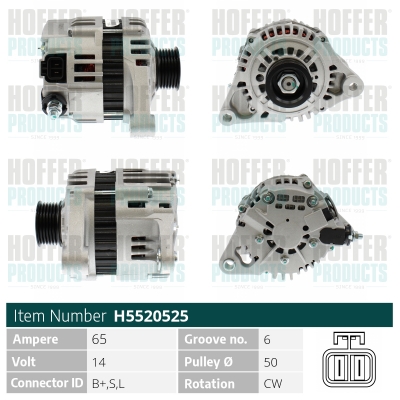 HOFFER Generátor H5520525_HOF