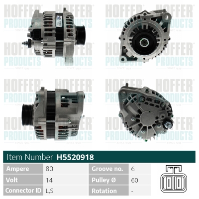 HOFFER Generátor H5520918_HOF