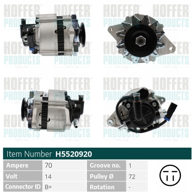 HOFFER Generátor H5520920_HOF