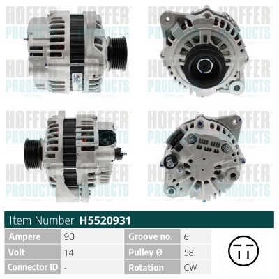 HOFFER Generátor H5520931_HOF