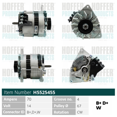 HOFFER Generátor H5525455_HOF