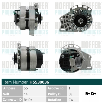 HOFFER Generátor H5530036_HOF