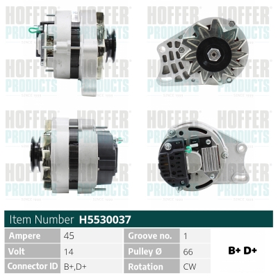 HOFFER Generátor H5530037_HOF