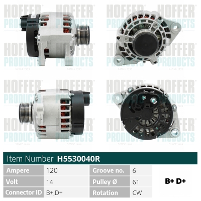 HOFFER Generátor H5530040R_HOF