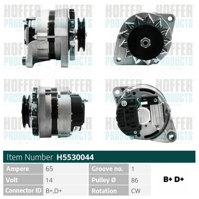 HOFFER Generátor H5530044_HOF