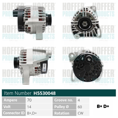 HOFFER Generátor H5530048_HOF