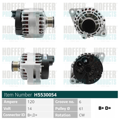 HOFFER Generátor H5530054_HOF