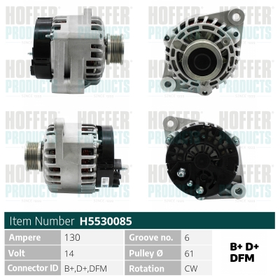 HOFFER Generátor H5530085_HOF