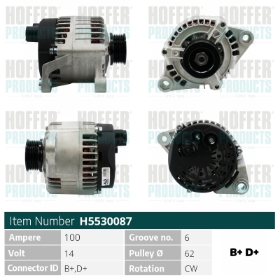 HOFFER Generátor H5530087_HOF