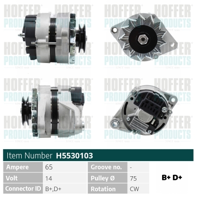 HOFFER Generátor H5530103_HOF