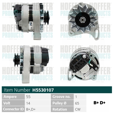 HOFFER Generátor H5530107_HOF