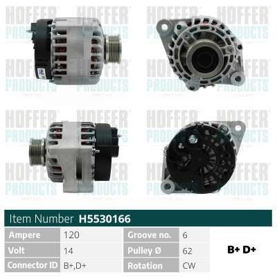 HOFFER Generátor H5530166_HOF