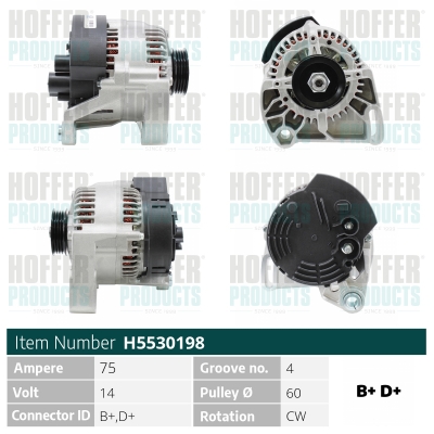 HOFFER Generátor H5530198_HOF