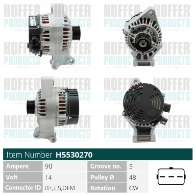 HOFFER Generátor H5530270_HOF