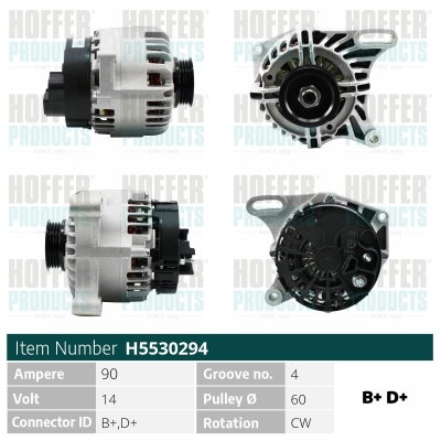 HOFFER Generátor H5530294_HOF