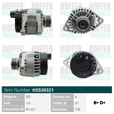 HOFFER Generátor H5530321_HOF