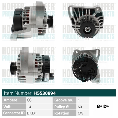 HOFFER Generátor H5530894_HOF