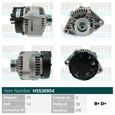 HOFFER Generátor H5530954_HOF