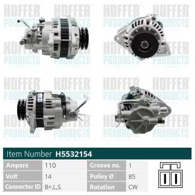 HOFFER Generátor H5532154_HOF