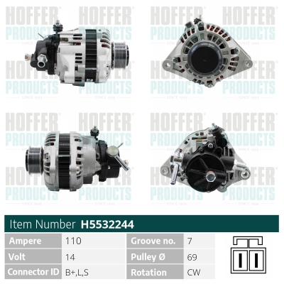 HOFFER Generátor H5532244_HOF