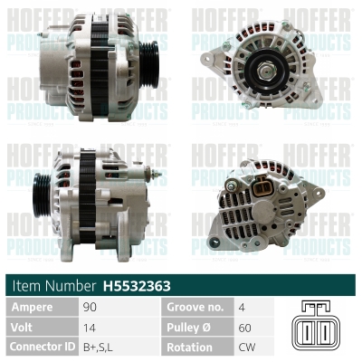 HOFFER Generátor H5532363_HOF