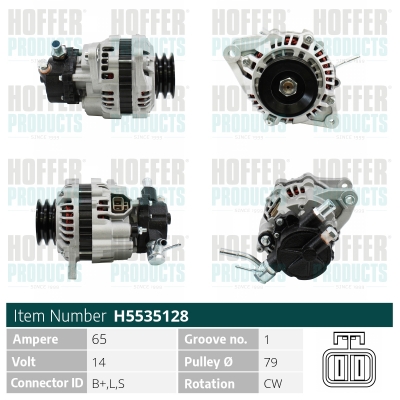 HOFFER Generátor H5535128_HOF