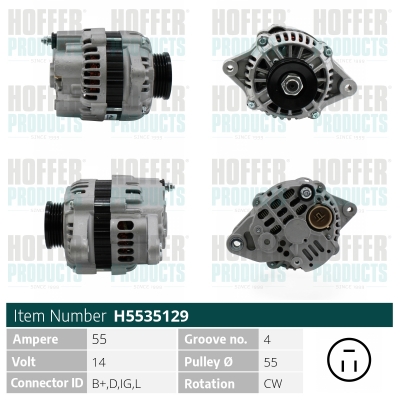 HOFFER Generátor H5535129_HOF