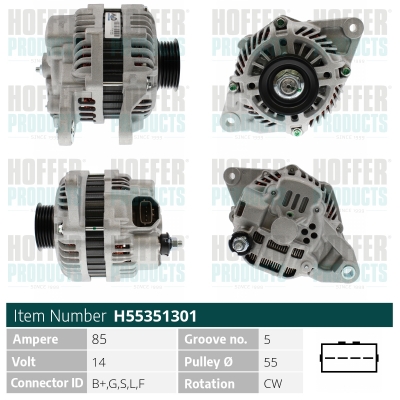 HOFFER Generátor H55351301_HOF