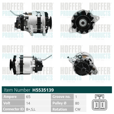 HOFFER Generátor H5535139_HOF