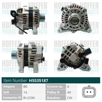 HOFFER Generátor H5535187_HOF