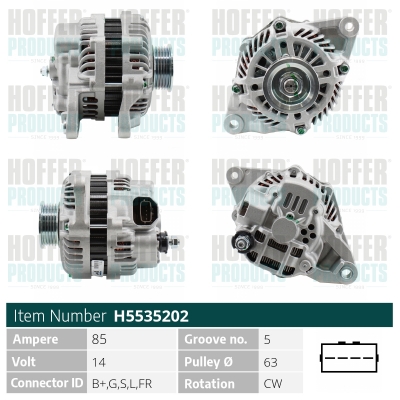 HOFFER Generátor H5535202_HOF